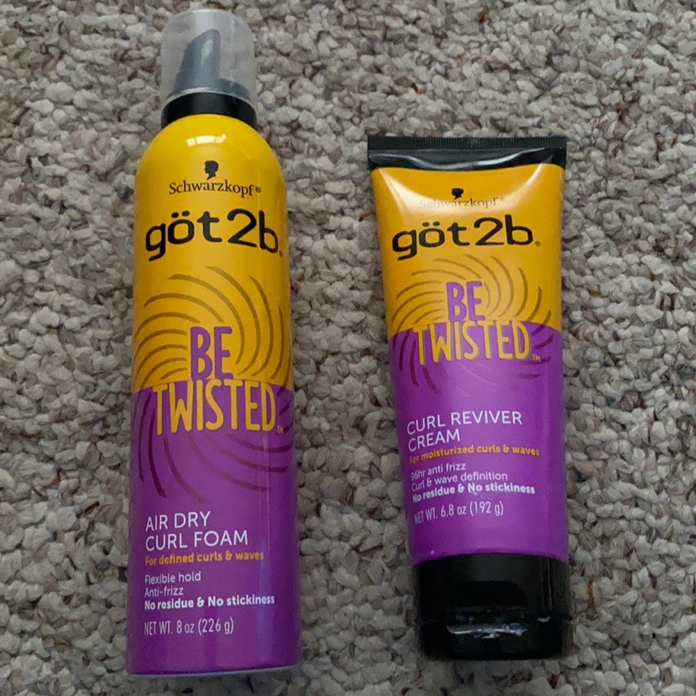 Got 2b curly be twisted curly hair products
